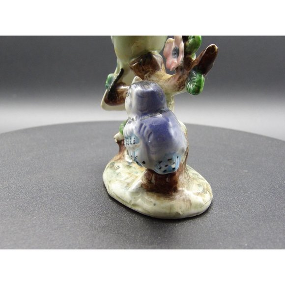 Vintage Blue Jay with Baby Figurine Marked "Blue Jar" 4" H x 3 1/2" W x 2" D - Picture 6 of 9